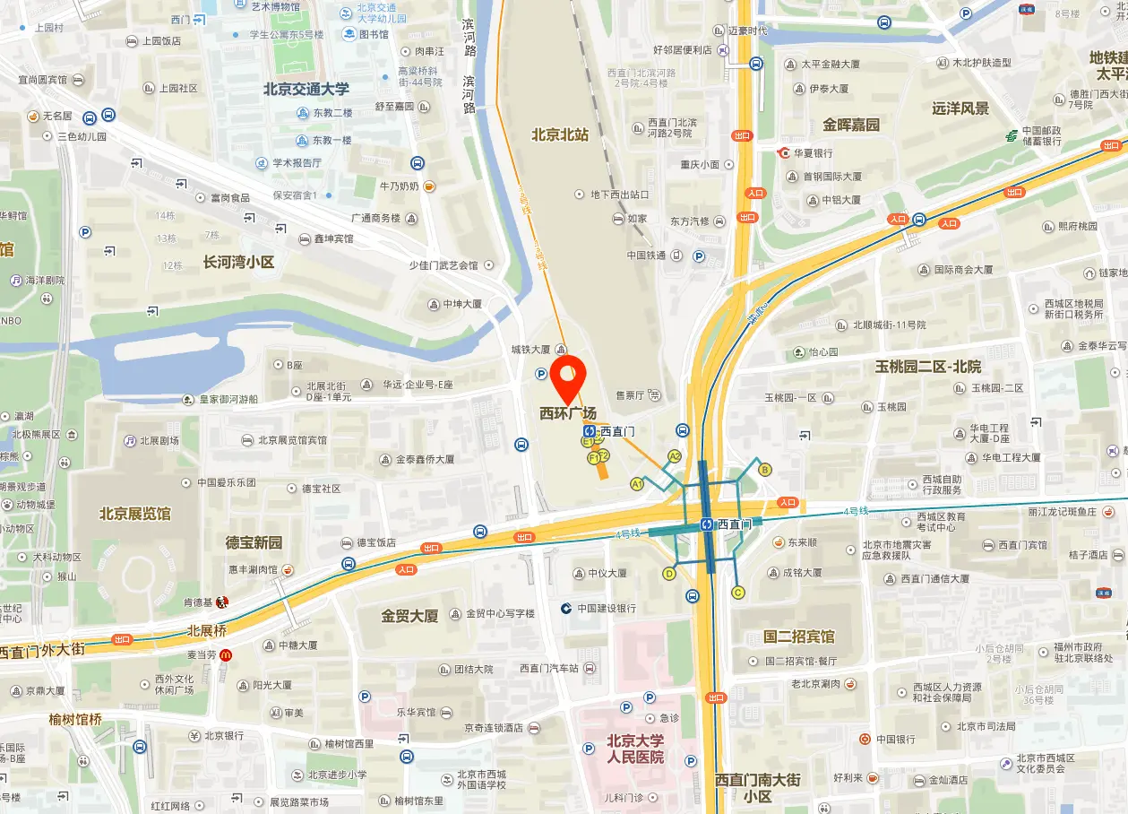 西环广场地图位置